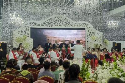 湖北当阳与湖南平江联谊音乐会暨佟文西作品展演成功举办