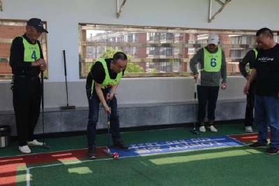 美在夕阳红 乐在门球场