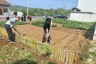 当阳市农业银行联合烟集村开展“清洁家园”活动 共建美丽乡村