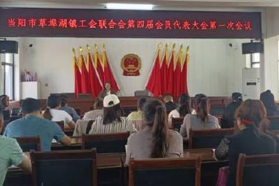 草埠湖镇工会联合会换届选举圆满完成