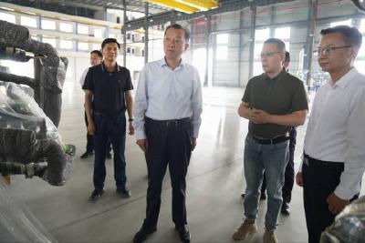 李兴兵调研招商引资项目建设及安全生产工作