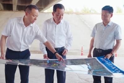李兴兵调研重点交通项目建设及安全生产工作