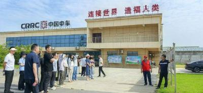 当阳六五环境日组织参观污水处理厂