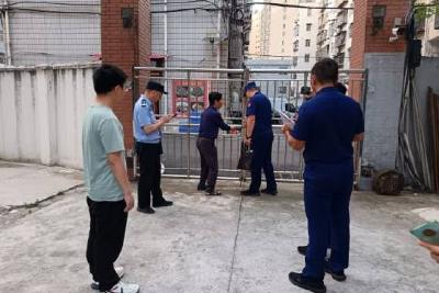 当阳市玉阳街道太子桥社区联合多部门开展消防安全检查