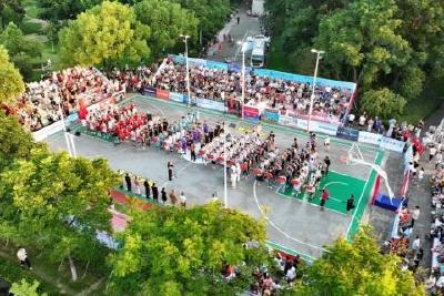 当阳市美丽乡村篮球联赛火热开赛