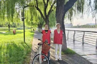 香榭里社区开展“沮漳卫士”防溺水宣传志愿服务活动