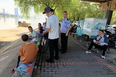 巡查沮河沿岸 织密防溺水“安全网”