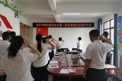 当阳市首个商协会实体型党支部成立