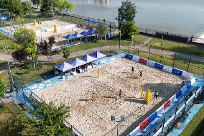 宜昌市第七届运动会（青少年）沙滩排球赛圆满举行