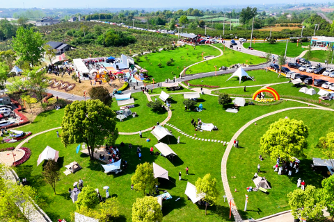 露营春光里 非遗润乡韵 我市首届玛瑙河乡村游活动举行