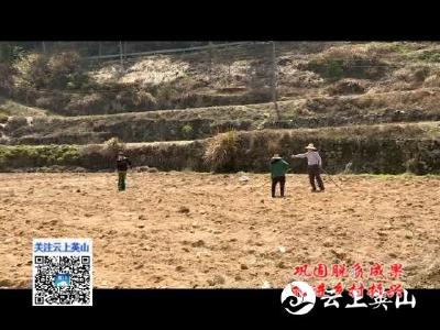 草盘地镇：工作队下沉一线 带领群众“战”春耕