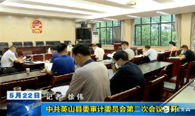 【视频】中共英山县委审计委员会第二次会议召开