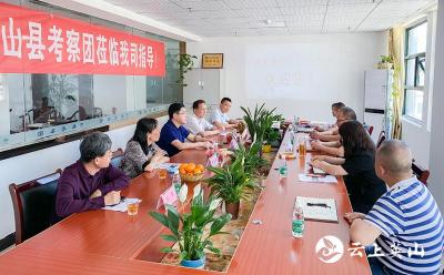 蔡寿益带队赴九江市洽谈跟进招商项目