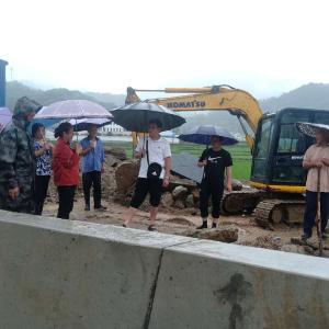 英山县南河镇干群严阵以待确保安全度汛