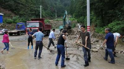 英山桃花冲林场全力以赴防汛开展生产自救
