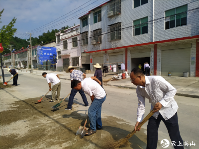 英山县陶家河乡掀起爱国卫生运动热潮