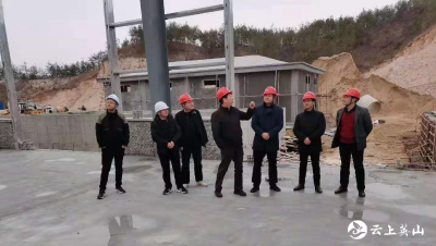 李文到九昇城发检查指导重大项目建设工作