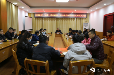 毕昇社区(网格)钻石路及一里沙路片区综合党支部召开第一次党员大会