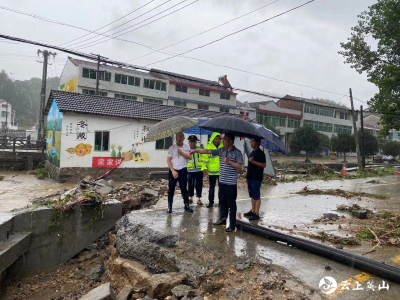  蔡寿益到孔家坊乡检查指导防汛工作