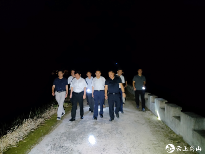 市人大常委会副主任王万福来我县检查指导防汛工作