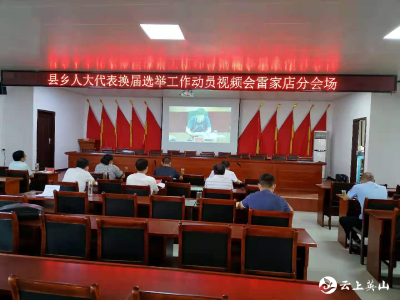雷家店镇召开县乡人大代表换届工作动员部署会