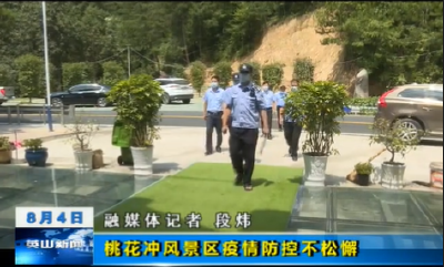 桃花冲风景区疫情防控不松懈