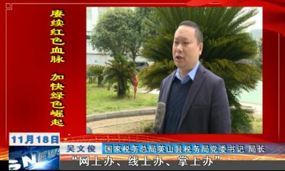 【赓续红色血脉 加快绿色崛起】县税务局：优化服务举措 让办税缴费更加方便、快捷