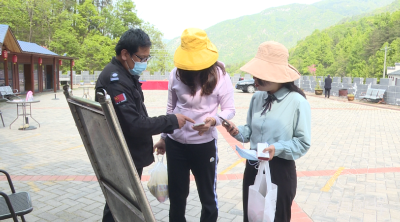 天马寨景区：疫情防控不松懈 保障游客安全