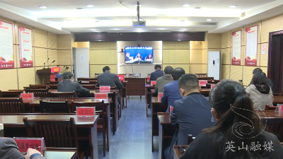 我县收看省市疫情防控指挥部疫情防控工作视频调度会