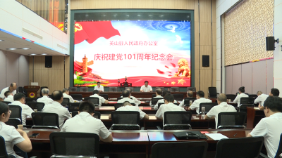 县政府办举行庆祝建党101周年系列活动  