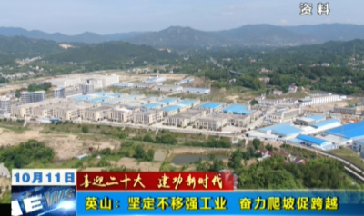 【喜迎二十大  建功新时代】英山：坚定不移强工业  奋力爬坡促跨越      