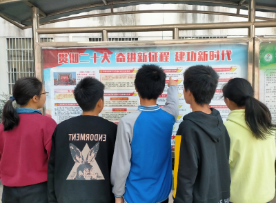 杨柳中学：掀起学习党的二十大热潮  推动党的二十大精神深入人心