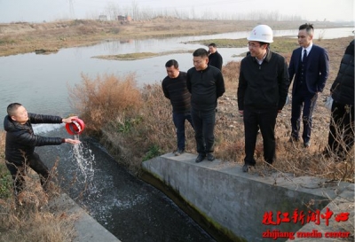 丁庆荣调研全市城乡一体化乡镇生活污水处理项目建设情况