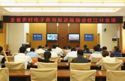 枝江电商首席“店小二”连线全省视频会！