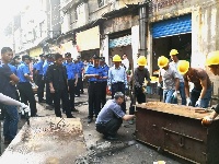礼化路 马半路“顽疾”今晨开治