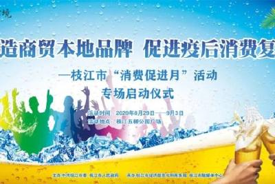 8月29日，枝江市“消费促进月”系列活动正式启动！