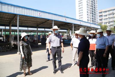 贾立调研督导全国文明城市创建工作