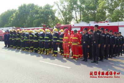 消防安全警钟长鸣 枝江开展多种形式消防队伍拉动演练
