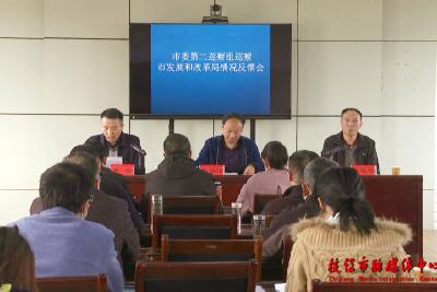 市委第二巡察组在市发改局召开巡察情况反馈会