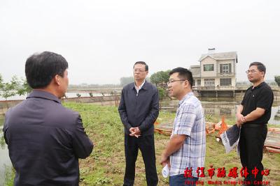 贾立调研督导我市防汛抗旱和湖泊治理工作