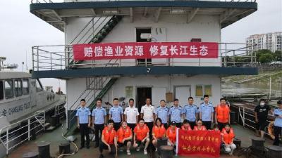 长江大保护，我们在行动——湖北经济学院法商学院学子参加鱼苗放生活动