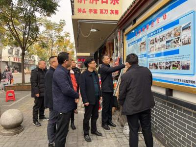 远安县来枝考察学习农贸市场建设管理工作