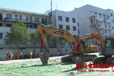 百里洲镇中心卫生院综合楼新建项目开工建设