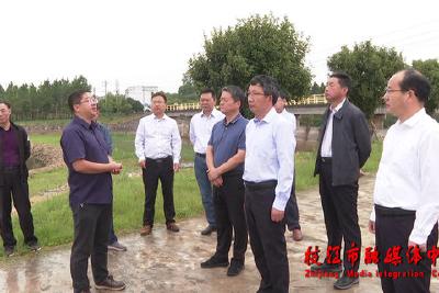 枝江市人大常委会主任会议成员视察全市饮用水源保护及供水工作