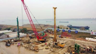 【学习强国】湖北枝江长江大桥建设“进度条”刷新！