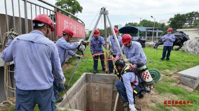 枝江：开展有限空间作业应急演练 筑牢安全生产防线