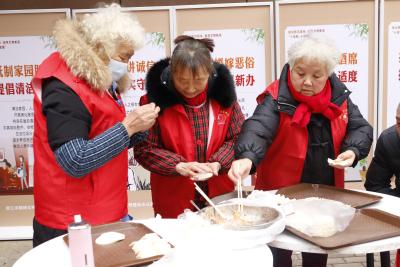 新时代文明实践示范活动走进丹阳社区迎新年