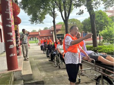 仙女镇中心福利院：防洪演练筑防线 守护院民安全