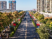枝江：满城尽带“中国红”