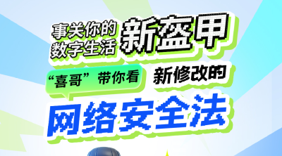 事关你的数字生活新盔甲，“喜哥”带你看新修改的网络安全法